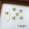 Accesorios para Uñas con Zirconia del Año del Caballo 2026 Nuevos Lindos Ponis del Zodiaco Rojo Aleación Pedrería Decoraciones de Uñas Portátiles para DIY