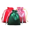 Bolsa de Satín de Alta Gama con Cordón Hecha a Medida, Bolsa Antipolvo de Seda Artificial para Pelucas y Lencería, Personalización Transfronteriza