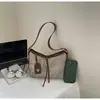 Bolsa de Ombro Jeans de Grande Capacidade para Mulheres 2026 Nova Versátil para o Dia a Dia Bolsa Transversal Bolsa de Ombro Tote para o Dia a Dia