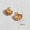 Colgante de Aleación DIY con Forma de Vieira Estilo Marino Encanto de Concha Pendiente Collar Pulsera Hechos a Mano Accesorios de Joyería Venta al por Mayor