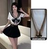 Diseño original ropa interior sexy atuendo sexy uniforme de cosplay tentación falda jk traje de pasión agua muerta traje