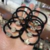 Nueva Diadema de Cuentas Doradas, Cuerda Gruesa para el Cabello, Accesorios para el Cabello sin Costuras, Adornos, Funda para Atar el Cabello, Cuerda para el Cabello de Tienda de 2 Yuan