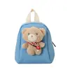 Nueva bolsa de dibujos animados para niños, colgante de muñeca, mochila pequeña para bebé, niños y niñas, mochila de ocio para exteriores, moda