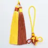Borla auspiciosa de dos colores borla china borla colgante hecho a mano DIY