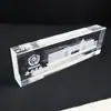 Regla Pesa Papeles de Cristal para Maestros Grabado Láser Regalos Conmemorativos de Negocios Caligrafía Adornos Arquitectónicos Wen Zhen
