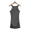 Europeo y Americano Spice Girls Sexy Vestido Sling de Tirantes Invisibles al Hombro para Mujer Verano Nuevo Ajustado Sexy Falda de Cadera Plisada