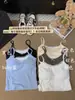 Camisola de verano para mujer, estilo "dulce puro deseo", con lazo de encaje y almohadilla para el pecho, talla 1082