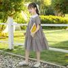Vestido para Niña 2026 Verano Nuevo Estilo para Niños Mayores, Estilo Academia, Moda Princesa Versión Coreana Vestido Infantil