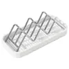 Jabonera de Acero Inoxidable para Baño, Soporte de Jabón con Drenaje para Encimera sin Taladro, Caja de Jabón de Alta Gama para Baño del Hogar