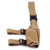 Juego de Piernas Táctico Tornado Tela Oxford 600D Cinta Engrosada Pantalones de Camuflaje para Juegos de Campo Bolsa de Pierna para Exteriores para Cabello
