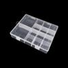 Pp14 Rejillas Desmontable Transparente Plástico Caja de Almacenamiento Cuentas Partículas de Cera Joyería Herramientas de Ferretería Papelería Maquillaje Caja Organizadora