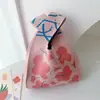 Bolso Chaleco Bolso Chaleco Bolso de Mano Tejido Casual Bolso de Mano Contraste de Color Ajedrez Bolso de Mano Coreano de Lujo Ligero