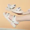 Sandalias Romanas de Mujer de Moda, Versátiles, Cómodas, con Suela Gruesa, Correa Delgada y Velcro, Colección Primavera/Verano 2026