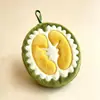 Toalla Pequeña de Terciopelo Coral con Frutas Transfronteriza, Pañuelo Colgable, Toalla de Mano Gruesa Absorbente para Cocina y Baño, Regalo Souvenir