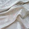 Estilo Antiguo abanico de seda brillante flor de ciruelo colgante tela teñida en hilo de seda para ropa Han chaleco estilo chino nuevo cheongsam tela decorativa de ramo elegante