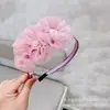 Versión coreana de diadema de flor para el pelo de niña, bebé niña no se ata la gasa para la cabeza, flor de cabeza para salida de niña pequeña, foto, fotografía, joyería para la cabeza