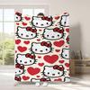 Manta Sanrio Nueva Transfronteriza Kuromi Perro Canela Dibujos Animados Lindos Estampados Manta de Franela Manta para la Siesta