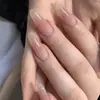 Unhas Vestíveis de Tamanho para Manicure, Unhas Prontas, Unhas Pré-Fabricadas, Unhas Blush, 30 Adesivos, Unhas Postiças Feitas à Mão, Unhas de Selagem
