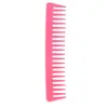 Pente de Dentes Largos Sem Cabo Amazon, Pente de Dentes Largos para Homens com Cabelo Penteado para Trás, Pente de Dentes Largos para Penteados Cacheados Volumosos, Pente de Plástico
