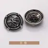 Linha Curva Metal Lã Casaco Jaqueta Terno Botão Formal Botão Botão Dourado Acessórios de Vestuário