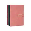 Cuaderno A5 Amazon Transfronterizo Anillo U Piel PU con Impresión de Logo Minutas de Reunión Negocios Engrosado Portátil