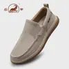 Sapatos Masculinos Gongyang 2026 Primavera/Verão Novos Sapatos Casuais de Malha Respirável Solado Macio Antiderrapante Versátil Confortáveis Mocassins Sapatos Esportivos