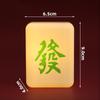 Decoração de bolo de feliz aniversário tema Mahjong popular online com luzes brilhantes ornamento de auto-desenho boa sorte fique rico topo de bolo
