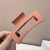 Horquilla vintage esmerilada de color caramelo, estilo coreano, para el pelo, para mujer, con forma de tiburón, bandeja grande para el baño, accesorios para el pelo