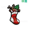 Accesorios Creativos para Clip de Bolígrafo de Navidad PVC Pegamento Suave Extraíble Hebilla de Lápiz DIY Universal Clip de Bolígrafo de Papelería Personalizado Transfronterizo