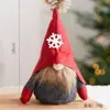 Adornos de Muñeco Navideño sin Rostro de Tela, Decoración de Escena Navideña, Decoraciones para Escaparates, Venta al por Mayor de Muñecos para Personas Mayores