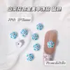 Acessórios Coloridos de Liga de Camélia para Nail Art Flor de Pérola Flor de Cinco Pétalas Decoração de Unhas Acessórios DIY