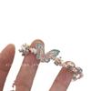 Pulsera de cuerda de mano de mariposa con flores, exquisita y dulce, de alto valor, novedad de verano 2024, tejida a mano, pequeña joyería fresca al por mayor