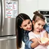 Planificador Magnético Tablero de Menú Borrable en Seco para Refrigerador de Cocina Planificador Semanal de Comidas Pizarra Planificador de Lista de Compras