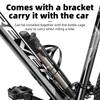 Bicicleta de Aleación de Aluminio con Medidor de Código Bomba Inflable Boquilla de Conversión Franco-Americana Bomba Conveniente Accesorios para Ciclismo