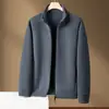 Nova Jaqueta Masculina Quente Outono/Inverno para Exterior em Fleece Esportivo Solta Pulôver Jaqueta de Lã Polar para Homem