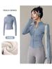 Estilo Novo de Primavera Roupa Fitness Jaqueta de Yoga para Mulheres 2026 Top Esportivo Profissional Treinamento de Pilates Corrida