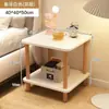 Prateleira de Armazenamento de Mesa de Cabeceira, Pequeno Armário de Madeira Maciça para Apartamentos de Aluguel, Uso Doméstico Moderno Minimalista, Armário de Mesa de Cabeceira Ultra-Estreito Simples para Quarto