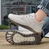 Comércio Exterior Estilo Europeu e Americano Unissex Malha Respirável Absorvente de Choque Antiderrapante Sapatos de Caminhada ao Ar Livre Sapatos de Trilha para Trekking Sapatos Esportivos para Homens