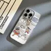 Patrón Ondulado Jugando con Nieve Xiaoxin Adecuado para Funda de Teléfono Móvil Apple 17Promax Iphone16 Anticaída 15Pro Suave 14