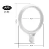 Argola Penduradora para Fivela de Cortina, Argola de Cortina Silenciosa Endurecida e Espessada, Acessórios para Varão Romano, Argola Penduradora, Argola Puxadora com Gancho