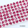 Dongzhou Diamante para Uñas Rosa Rojo Punto de Diamante Accesorios para Joyería DIY Forma Ovalada Especial Uña Portátil Diamante para Uña Venta al por Mayor