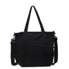 Bolso Tote de Nailon de Color Sólido Casual Transfronterizo Nuevo de Gran Capacidad para Viajero Bolso de Tela Simple y Ligero para Hombro Cruzado
