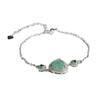 Pulsera de Jade Grado A Natural Guan Yu Jade Agua Azul Pulsera de Cuentas de Buda Nuevo Estilo Chino Venta al por Mayor Dropshipping S4092304L