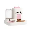 Comedero para gatos, comedero para perros, comedero para comida de gatos, dispensador automático de comida para gatos, comedero y bebedero integrado para gatos, bebedero doble para mascotas
