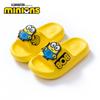 Zapatos auténticos Minions para niños, zapatillas para niños y niñas, sandalias para niños, zapatos de verano para bebés, chanclas de suela suave para el hogar