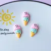 Dibujos animados Haipai galleta hilo pequeño diy accesorios de resina pasador accesorios para el cabello pegamento de crema funda de teléfono cubierta protectora parche