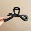 Pinza para el cabello de lujo de alta gama en color marrón, tamaño grande nuevo para cabello grueso, pinza de tiburón para recogidos en la parte posterior de la cabeza, accesorio para el cabello de uso diario