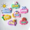 Accesorios de Resina de Personaje de Cachorro de Dibujos Animados Paquete de Materiales Hechos a Mano para Pegamento de Crema DIY Pasador Funda de Teléfono Móvil Hebilla para Zapato con Agujero