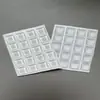 Junta de Silicona Trapezoidal Cilíndrica Transparente Anticolisión Goma Antideslizante Adhesivo 3m Bloque Protector Negro Silencioso Fácil de Arrancar