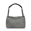 Bolsa de Hombro Única para Mujer de Venta Caliente en Transmisión en Vivo Directo de Fábrica, Bolso Tejido de Moda, Bolso Versátil para Debajo del Brazo, Bolso de Mano Vintage al por Mayor